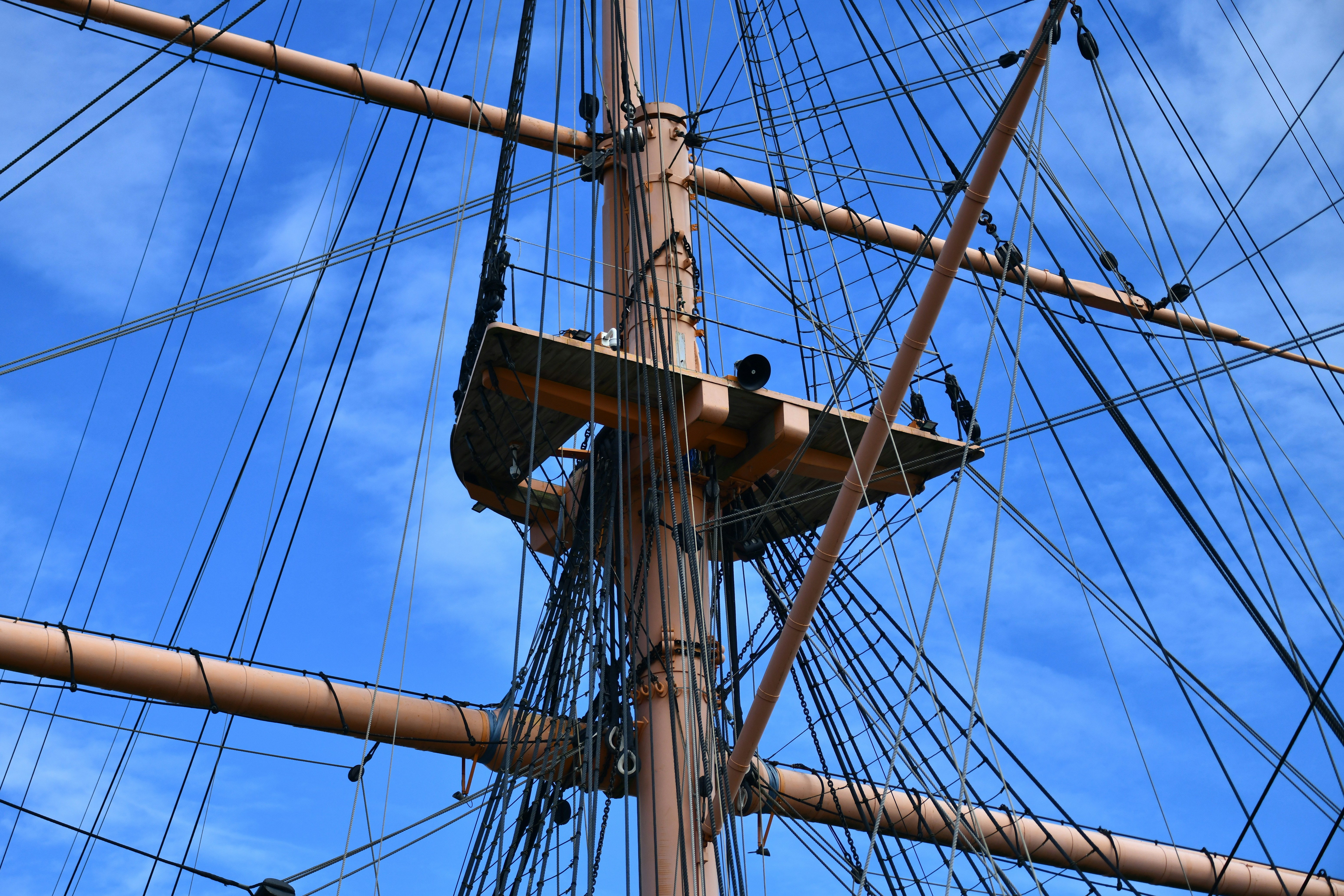 Mast en tuigage van De Saffier